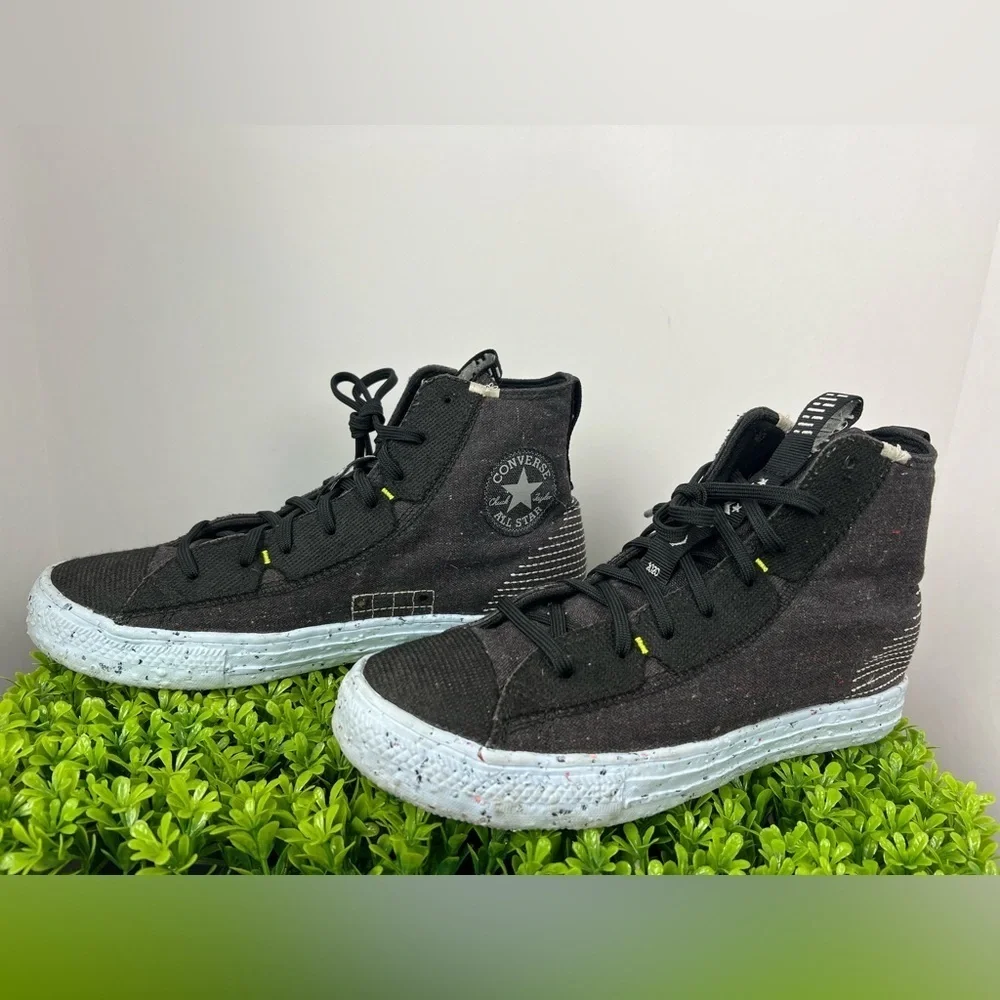 Converse Chuck Taylor All Star Crater Hi Black Sz Mens 7.5 /Wmn 9.5